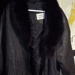 Women's Black Trench Coat